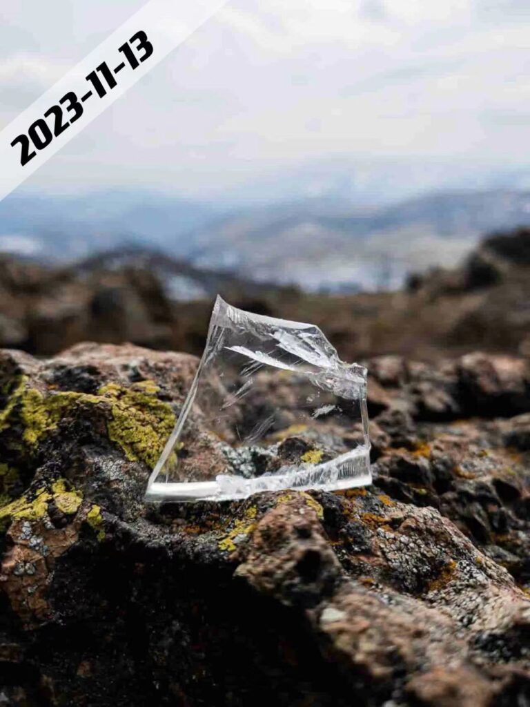 a glass shred