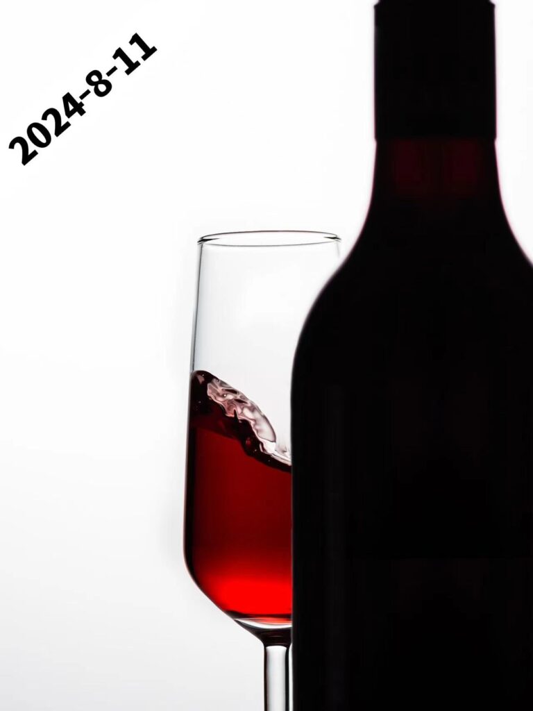 glass wine bottle
