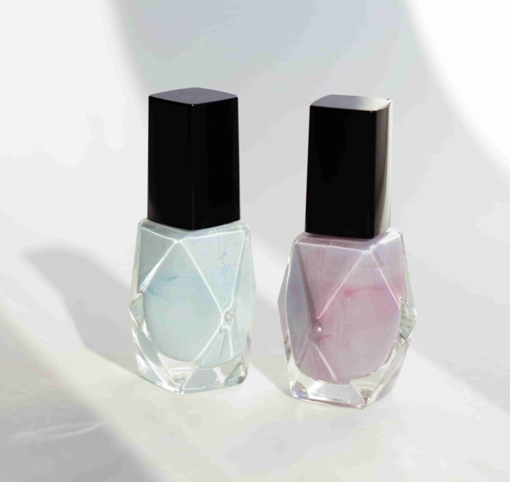 glass nail polish bottles