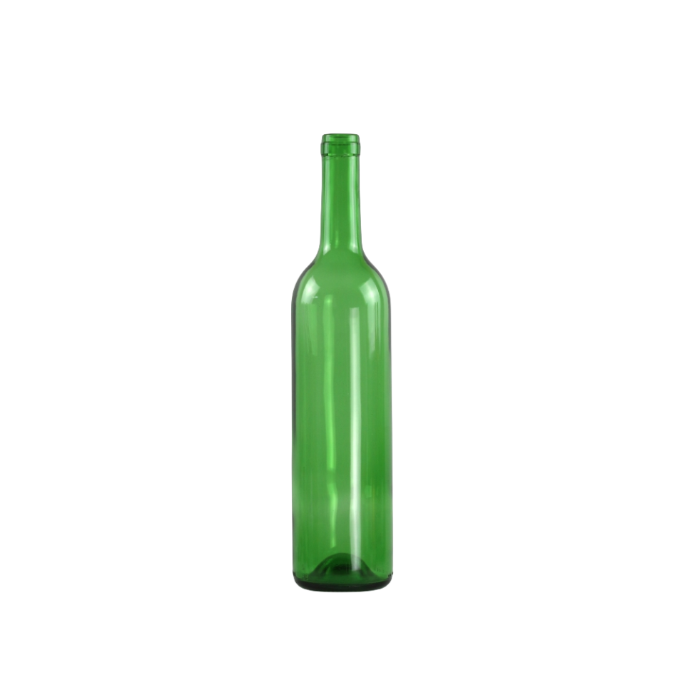 smilebottles 750ml light green wine bottles