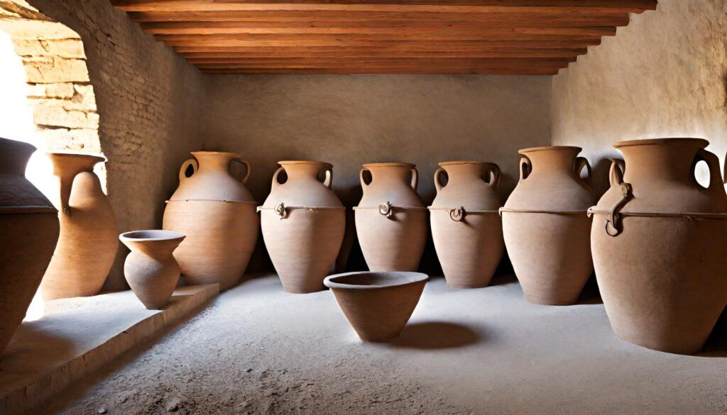 amphorae for wine storage in ancient times