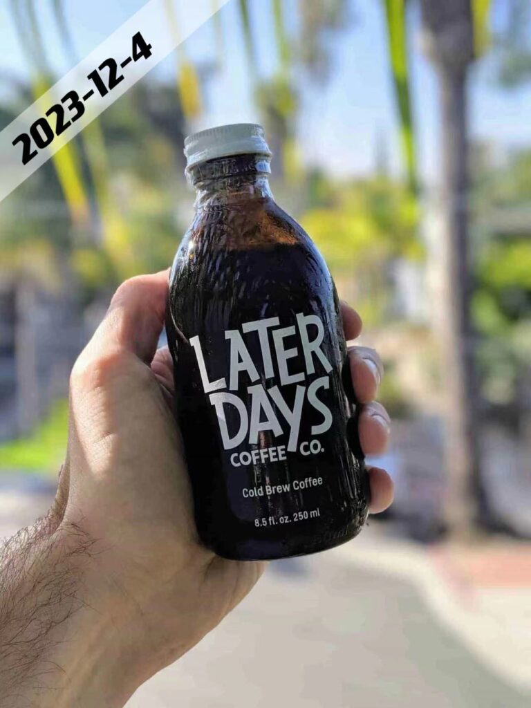 cold brew coffee glass packaging