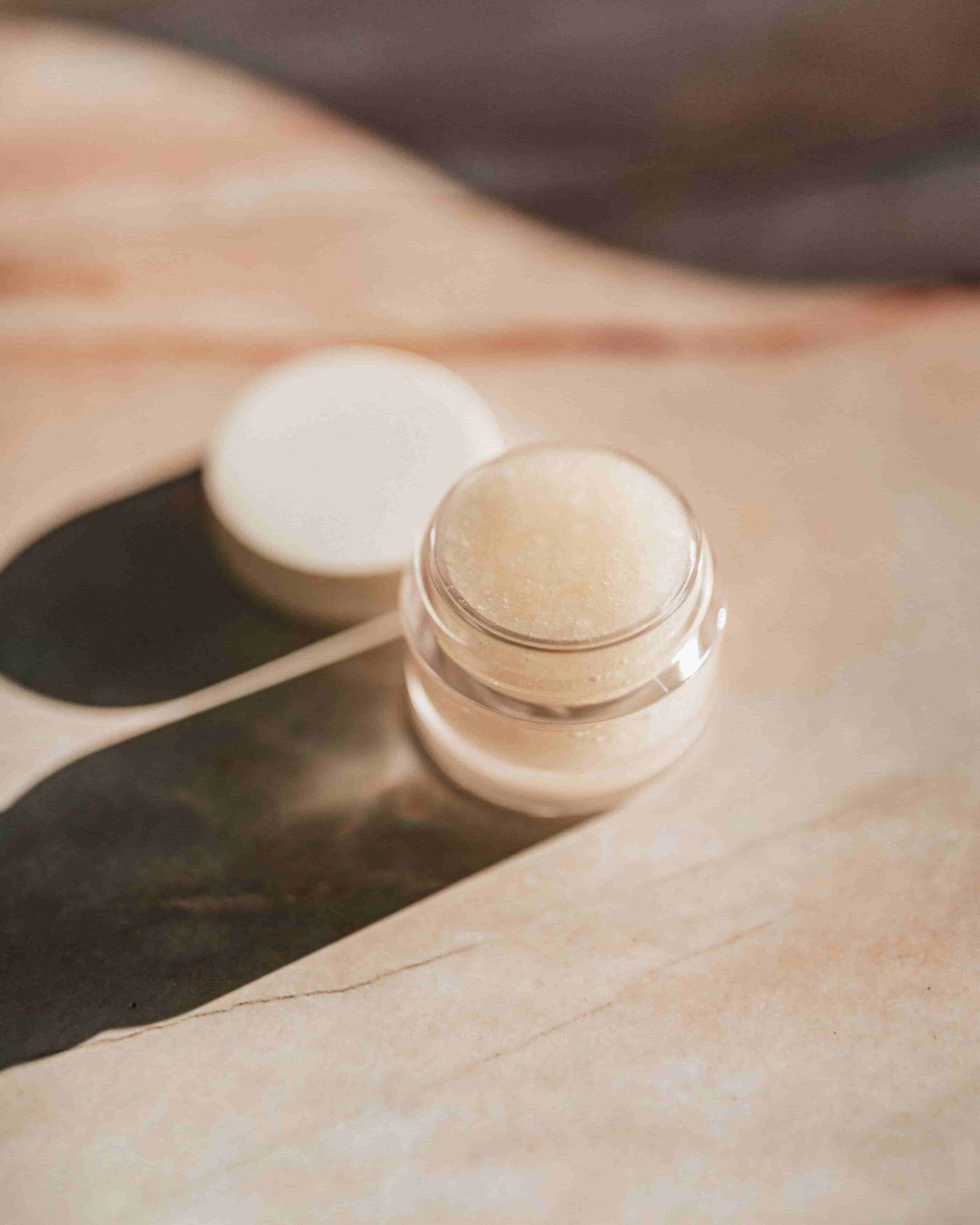 glass cosmetic jar
