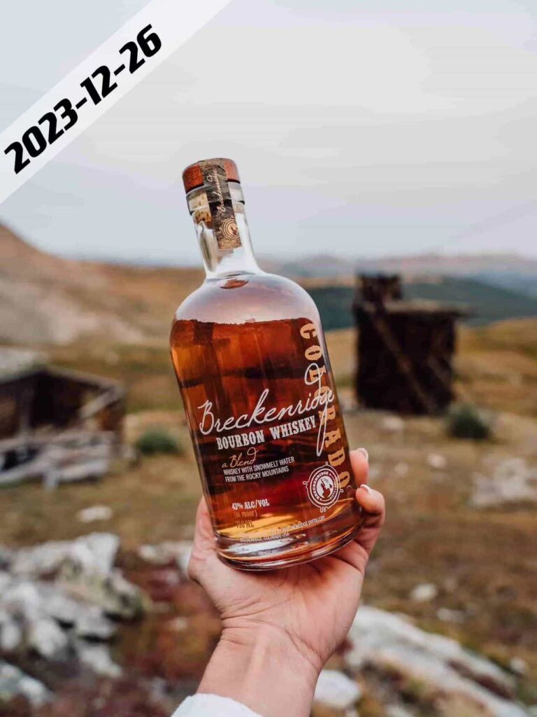glass spirit bottle