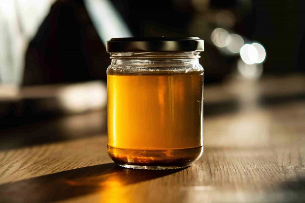 smilebottles glass honey jar