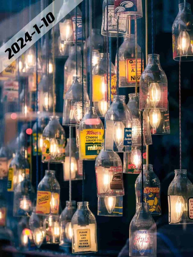 glass bottle decoration