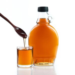 glass handle bottle for pure maple syrup