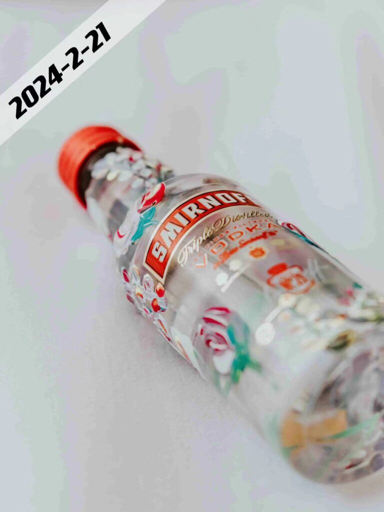 bottles with shrink sleeve label