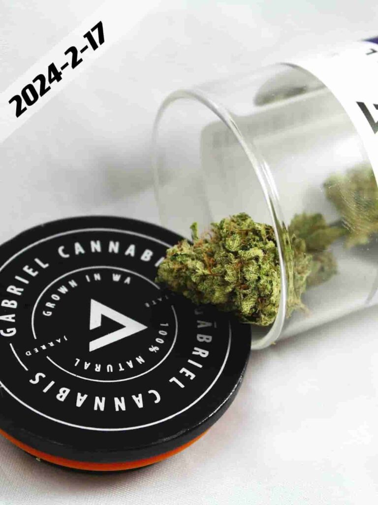 cannabis in glass jar, cannabis glass packaging