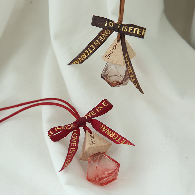 car hanging perfume bottles