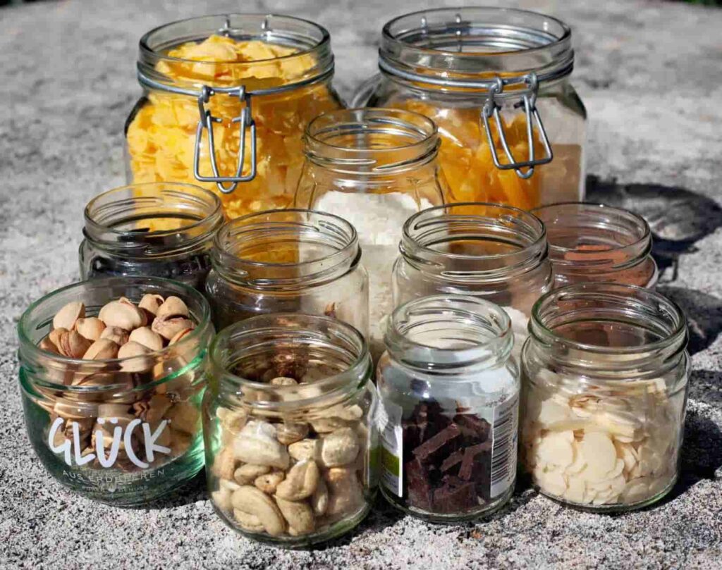 glass pickle jar