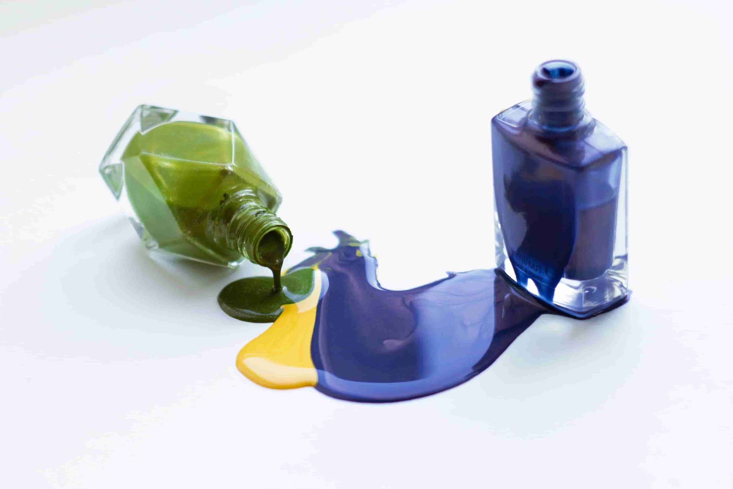 glass nail polish bottle