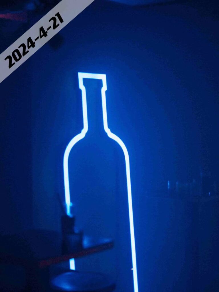 bottle shape light