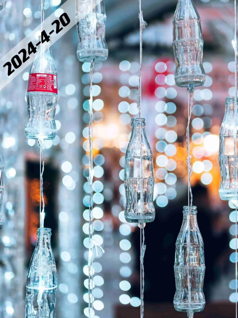 empty glass bottles