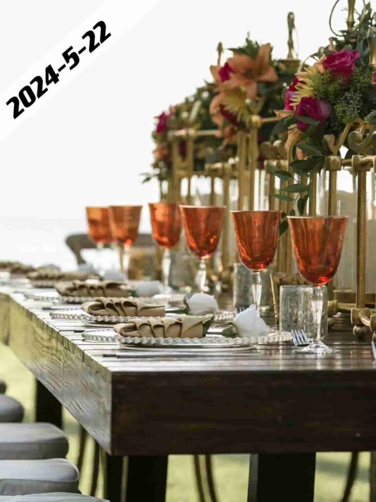 wedding decorations glasses