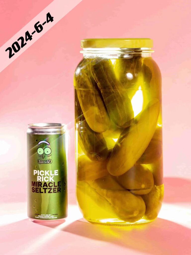 Big Glass Pickle Jar