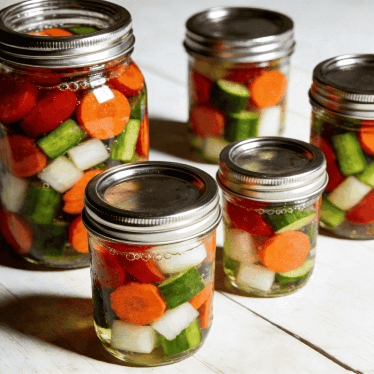 glass pickle jars